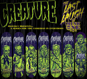 CREATURE LAST LAUGH FLYER by Munk One