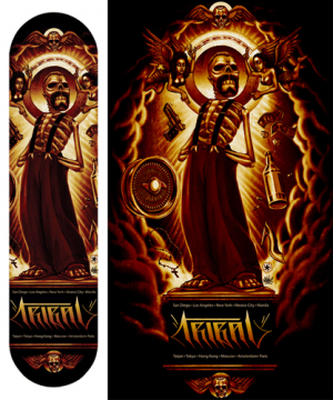 Tribal Vicious Skateboard by Munk One