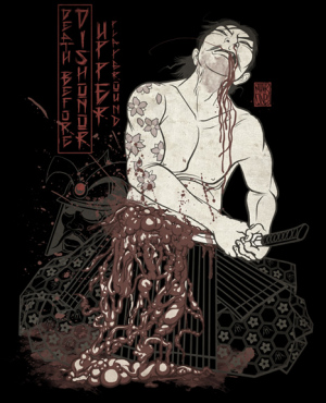 UP HARAKIRI TEE by Munk One